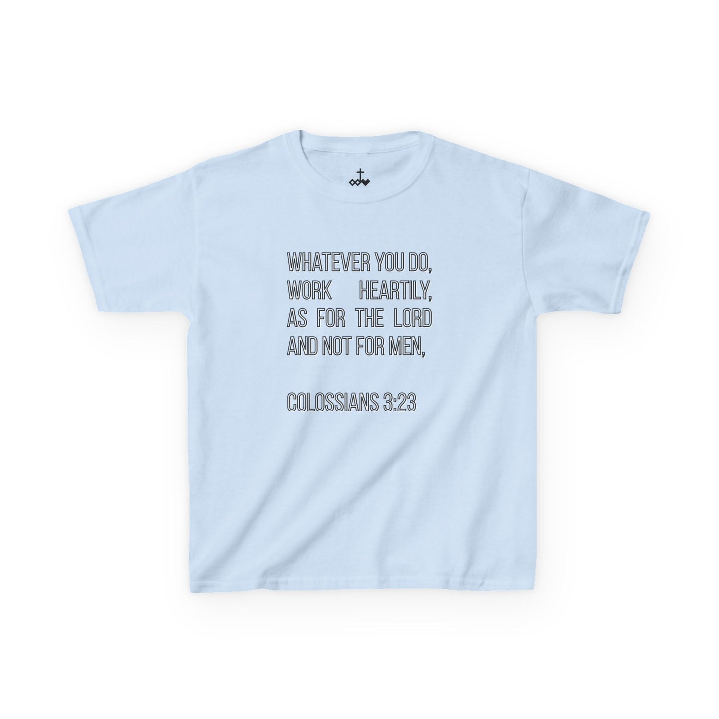Colossians 3:23 Inspirational Kids Tee
