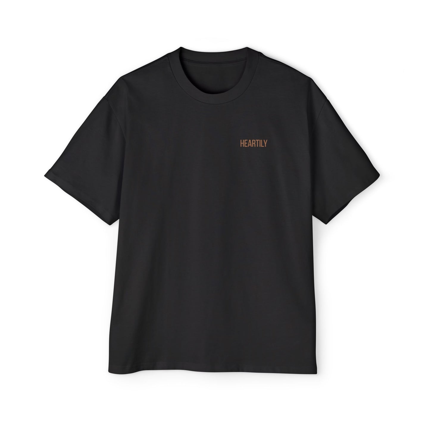 Heartily Men's Camo Logo Heavy Oversized Tee