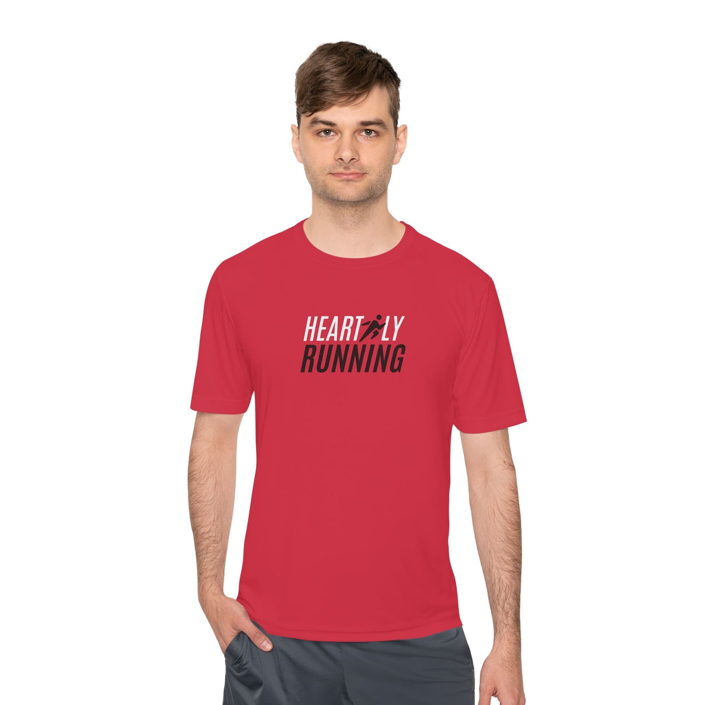 Heartily Running Moisture-Wicking Performance Tee