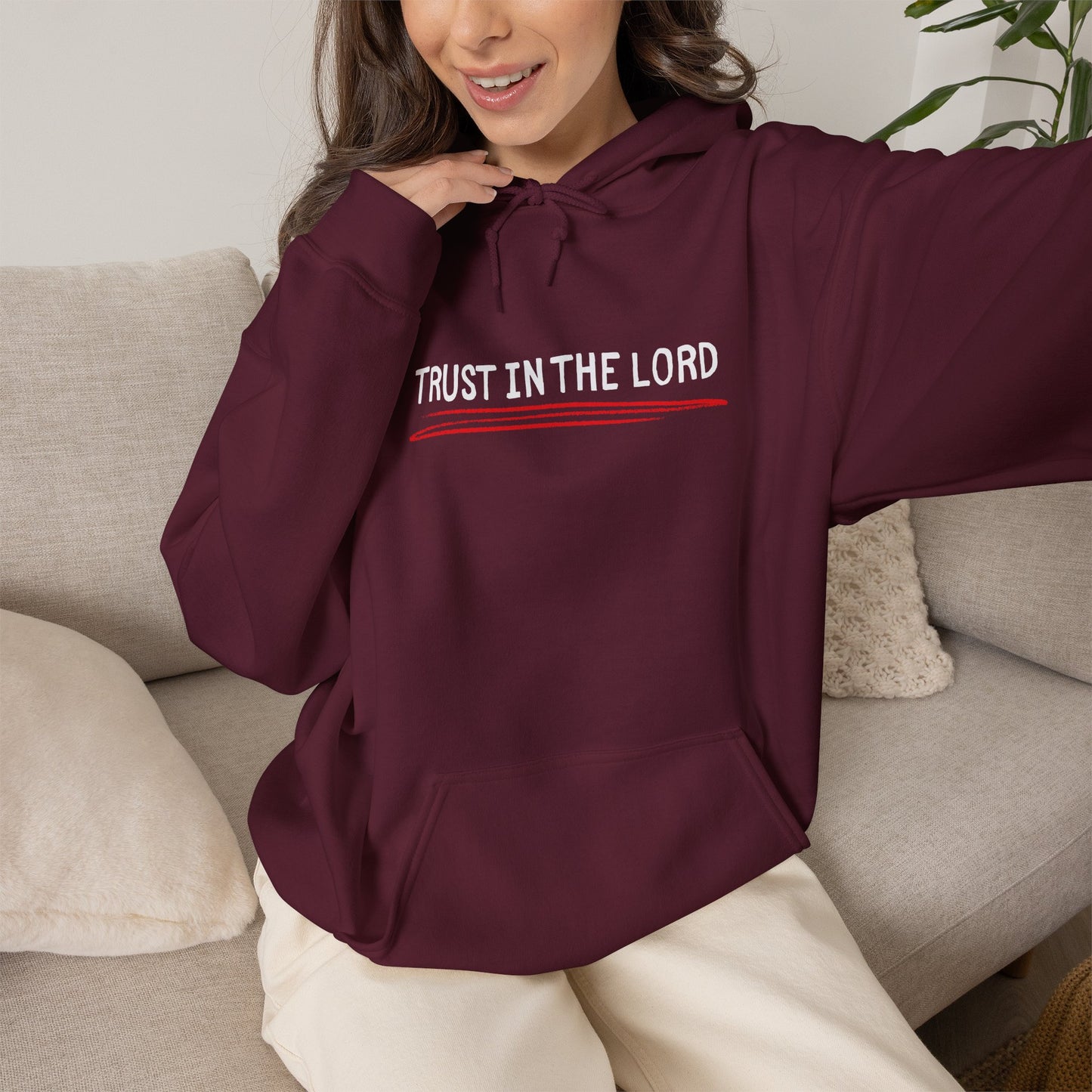 'Trust in the Lord' Hoodie Pullover