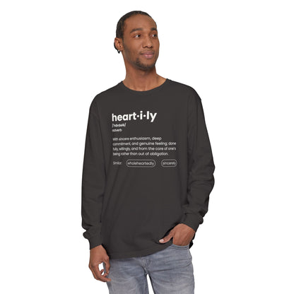 Heartily Definition Long Sleeve Tee