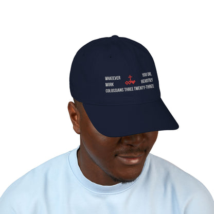 Colossians Three Twenty-Three Baseball Cap