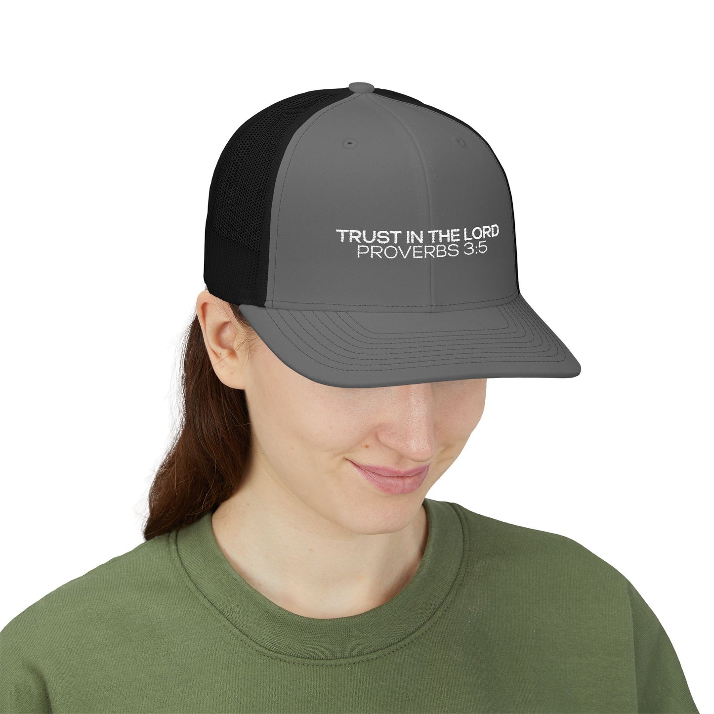 Trust in the Lord Embroidered Trucker Cap