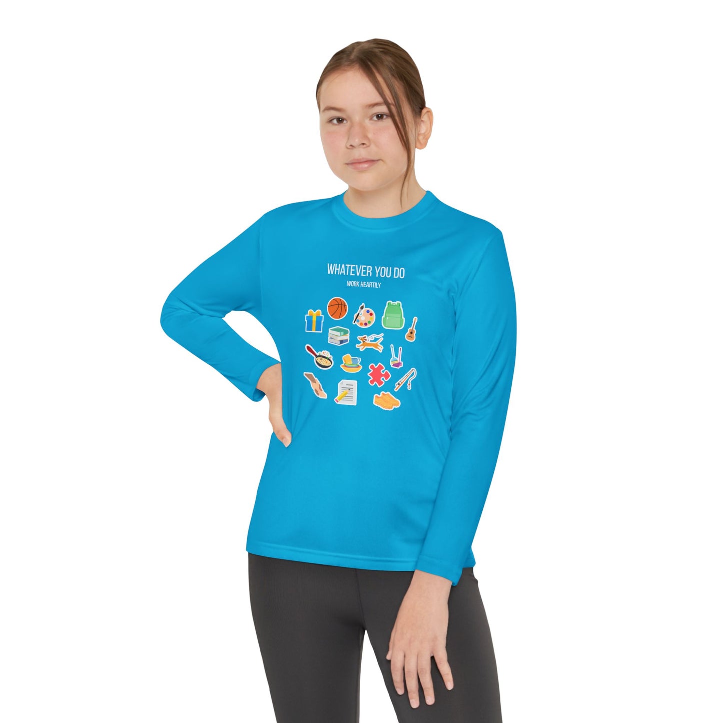 'Whatever You Do' Youth Long Sleeve Tee