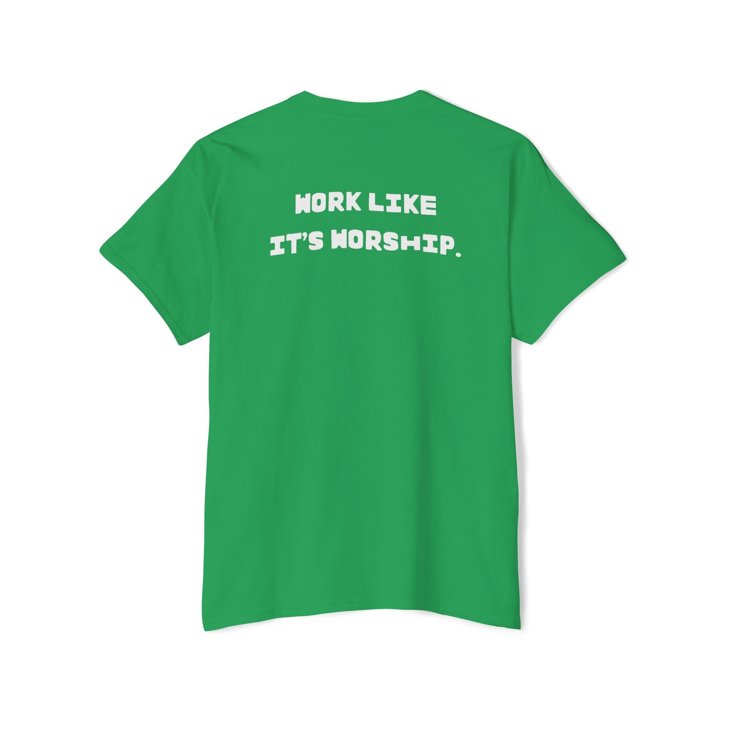"Work Like It's Worship" Unisex Pocket Tee