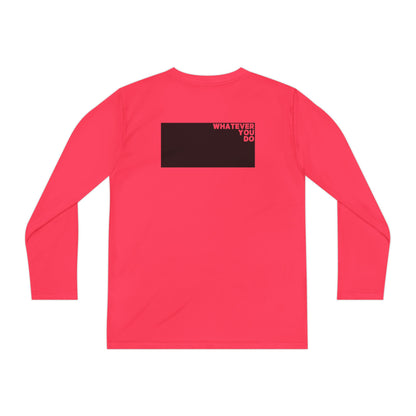 Block Font Youth Long Sleeve Tee