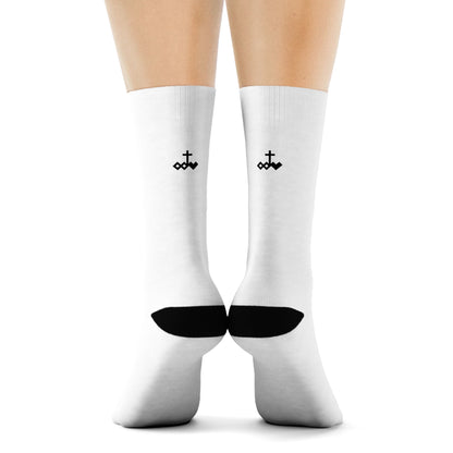Back Logo Unisex Crew Socks