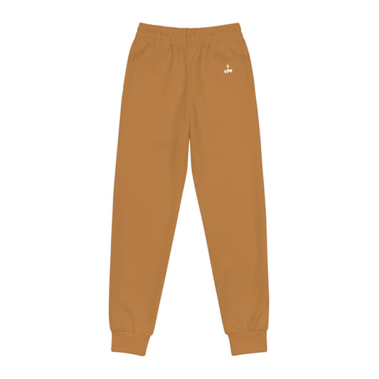 Kids' Tan Jogger Sweatpants