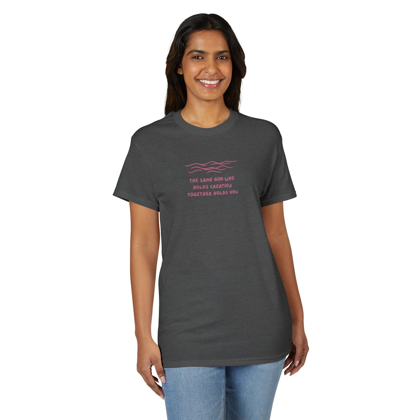 Waves & Quote Minimal T-Shirt