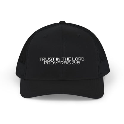 Trust in the Lord Embroidered Trucker Cap