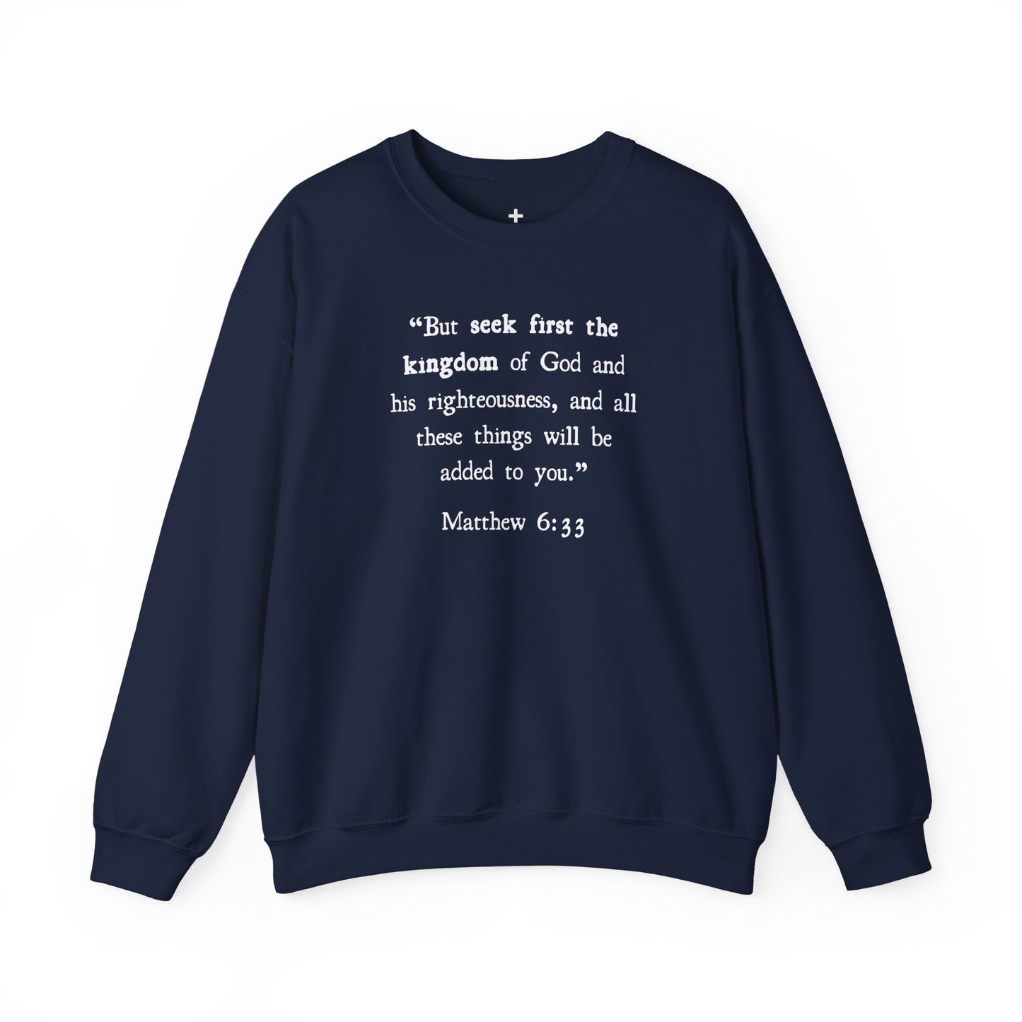 Unisex Matthew 6:33 Crewneck Sweatshirt