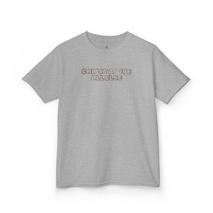 "Christ Above All Else" Kids Minimalist Graphic Tee