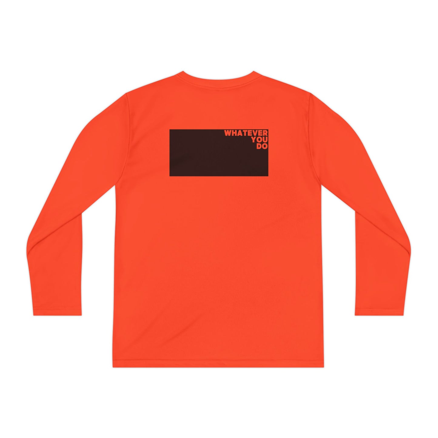 Block Font Youth Long Sleeve Tee
