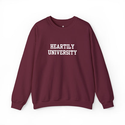 Heartily University Unisex Crewneck Sweatshirt