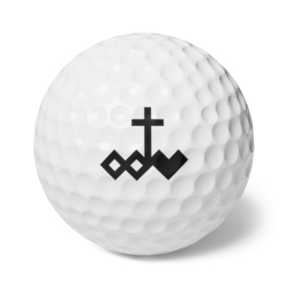Logo Golf Balls, 6pcs