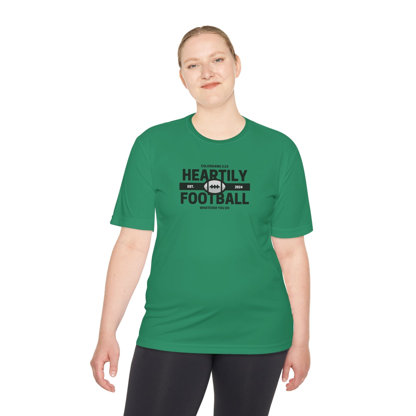 Heartily Football Moisture-Wicking Tee