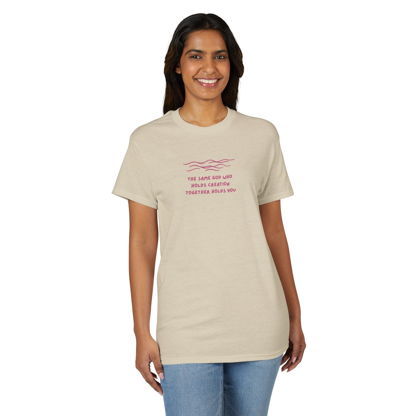 Waves & Quote Minimal T-Shirt