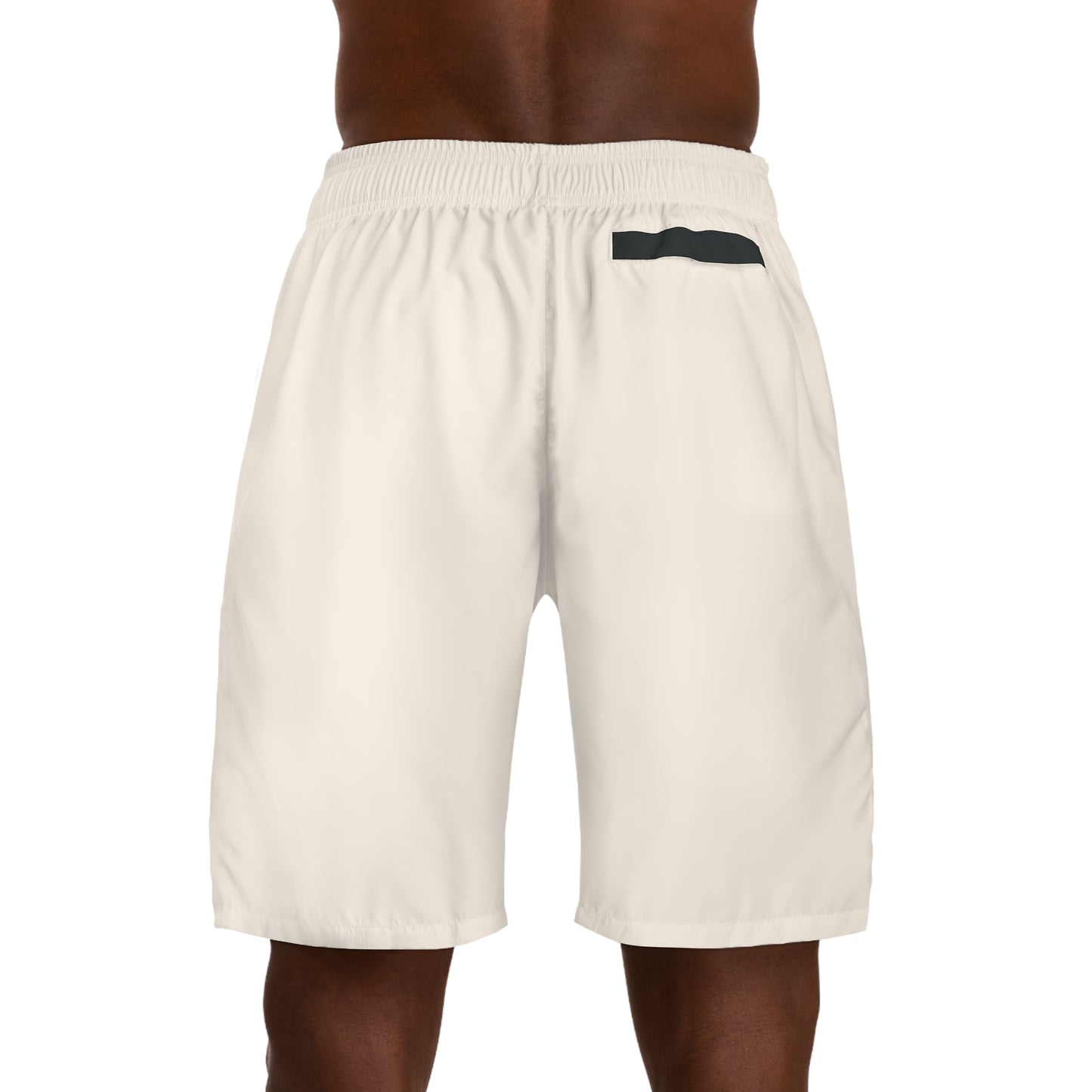 'Whatever You Do' Men's Cream Jogger Shorts