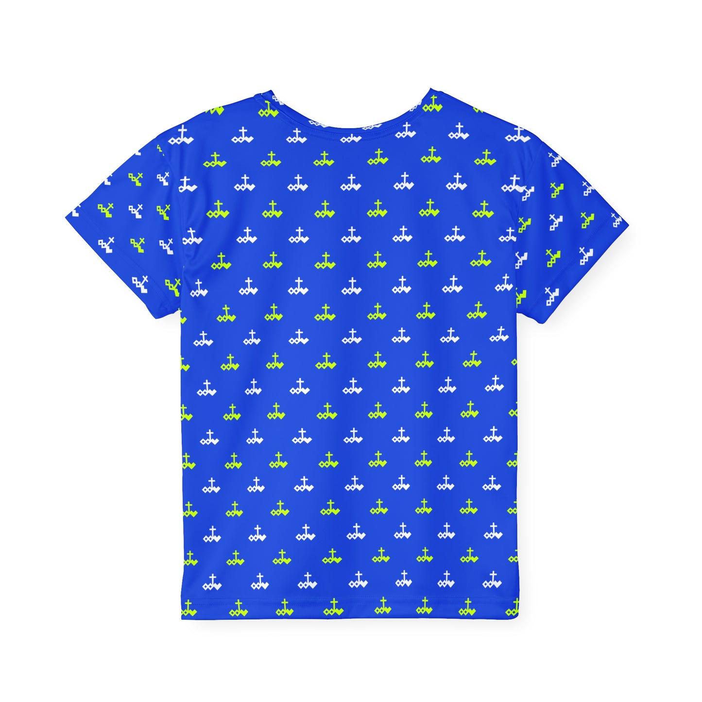 Fun Logo Pattern Kids Sports Jersey