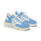 Blue Logo Mesh Sneakers