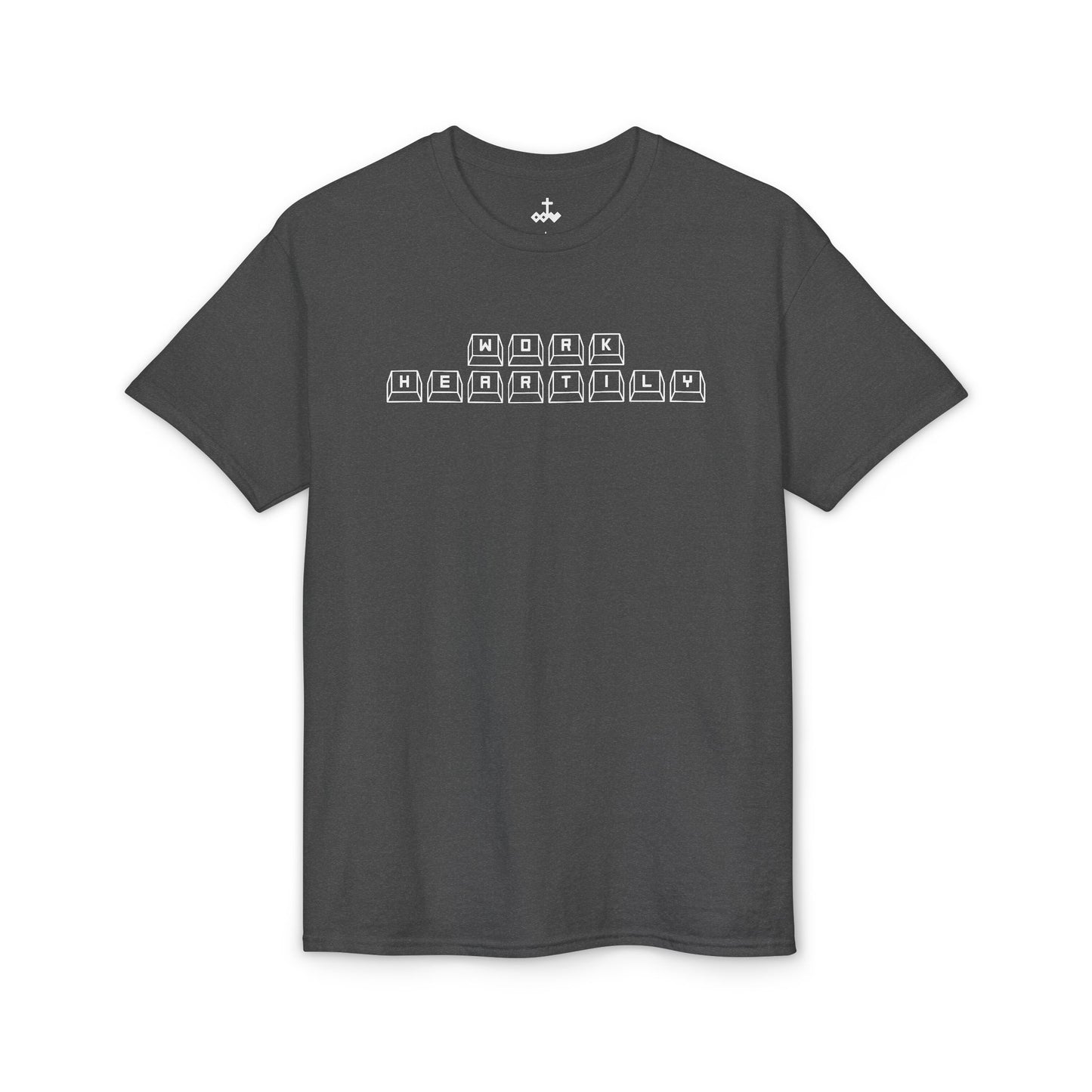 'Work Heartily' Keyboard T-Shirt