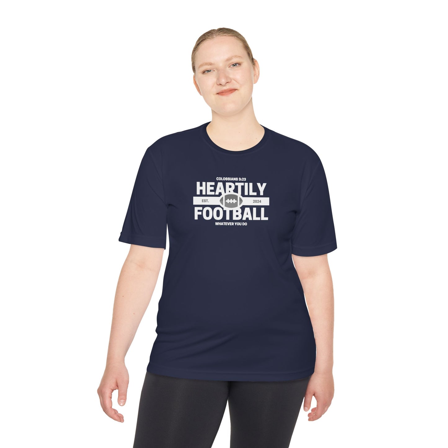 Heartily Football Moisture-Wicking Tee