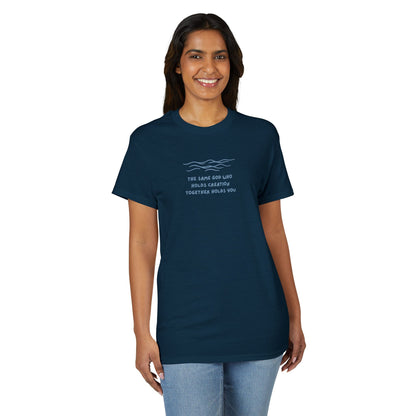 Waves & Quote Minimal T-Shirt