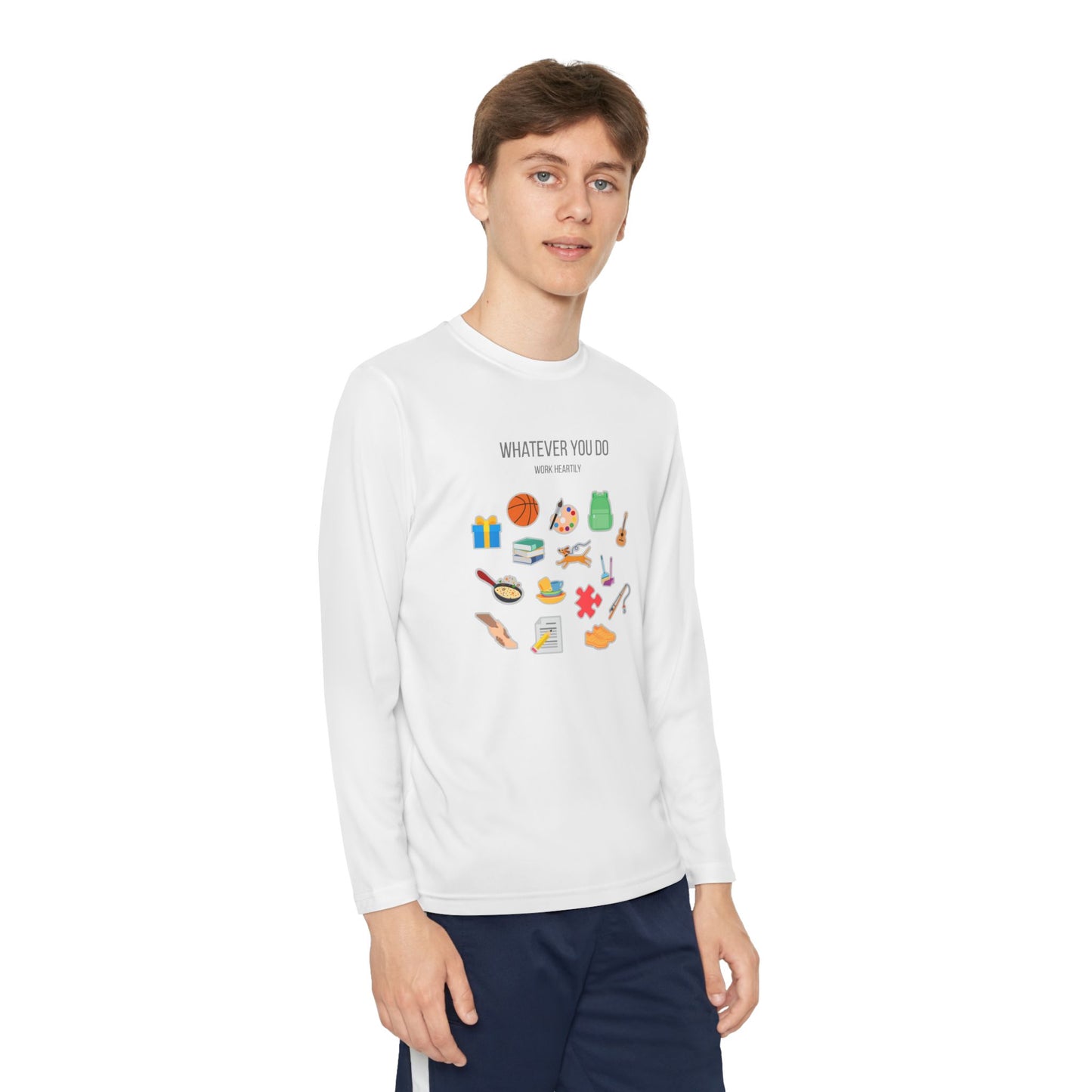 'Whatever You Do' Youth Long Sleeve Tee