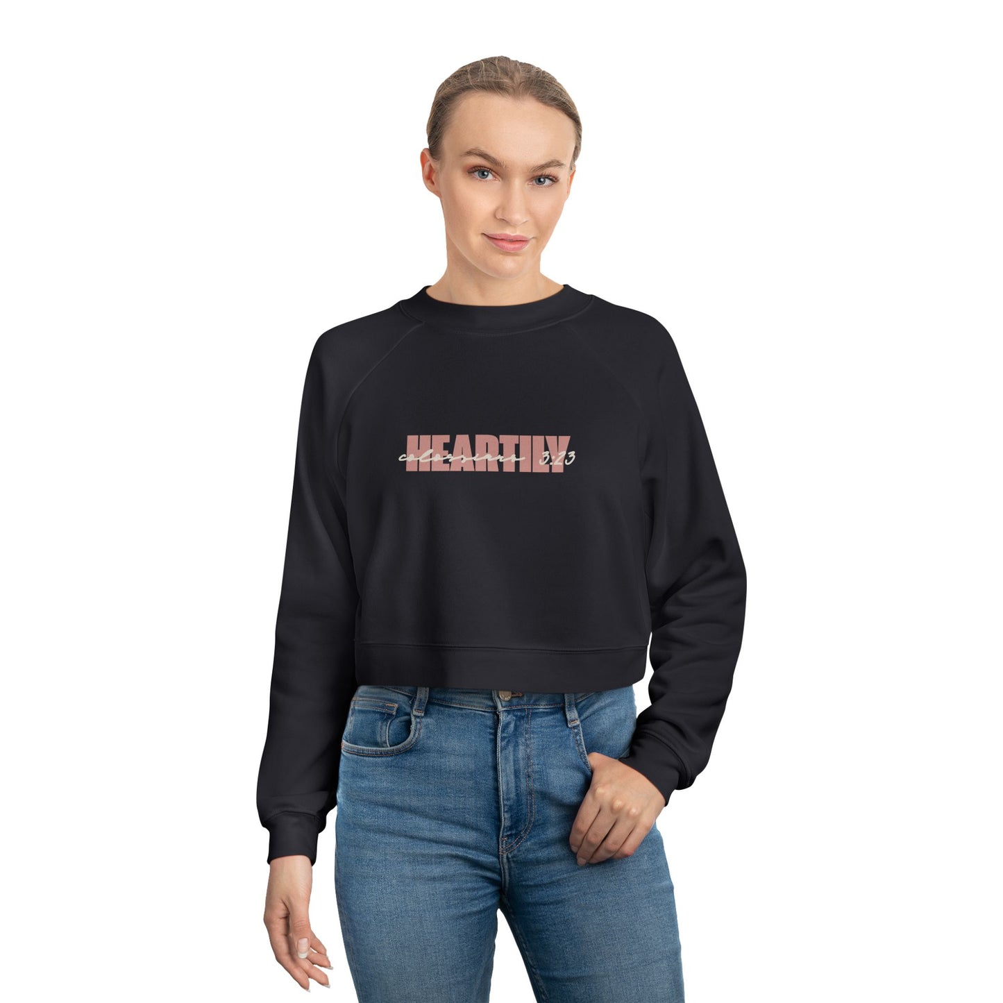 Heartily & Verse Women's Cropped Fleece Pullover