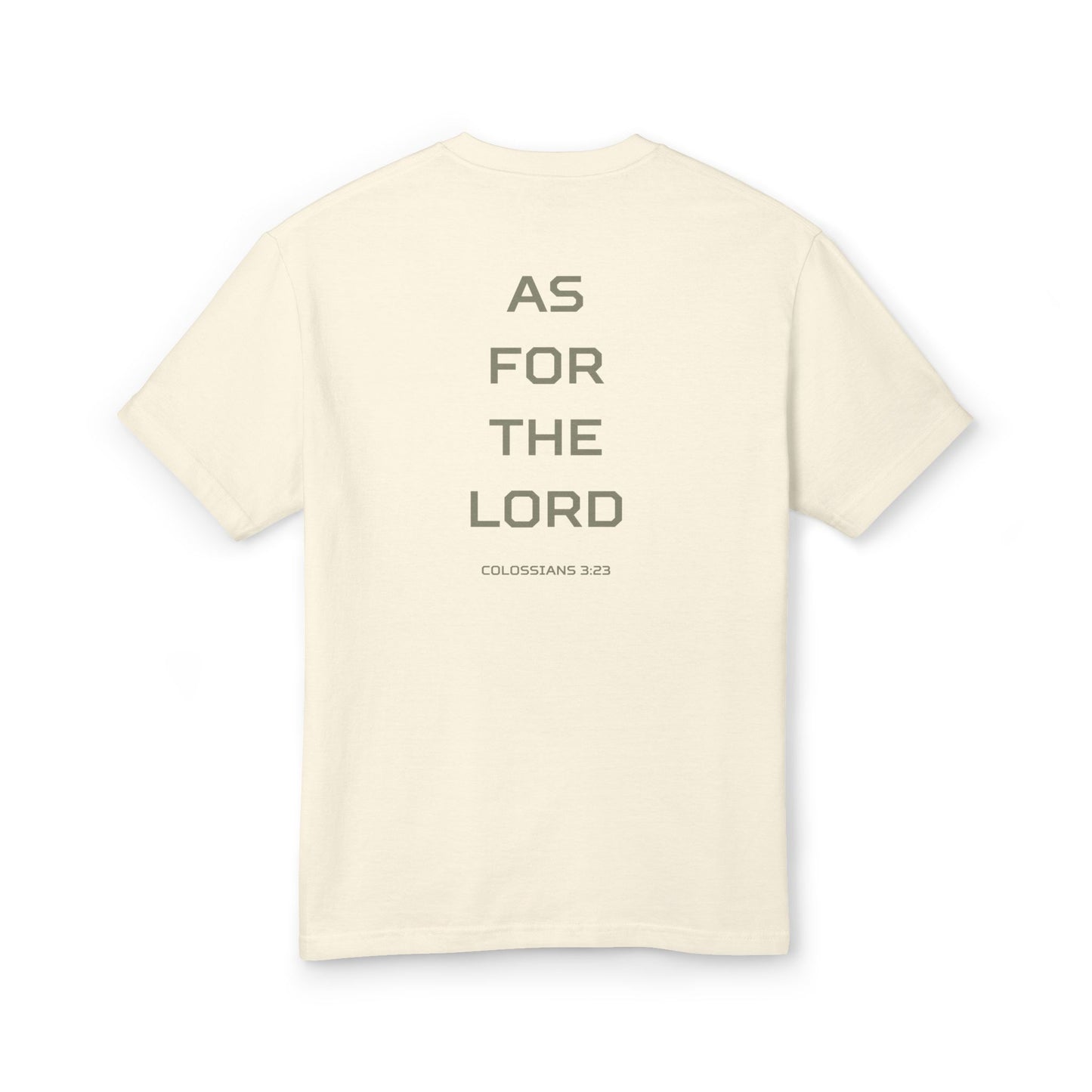Unisex Colossians 3:23 Heavyweight Cotton Tee
