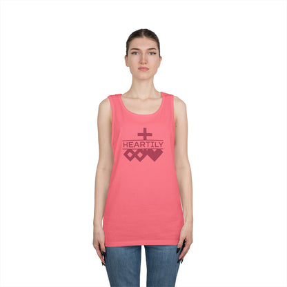 Unisex Heartily Logo Tank Top