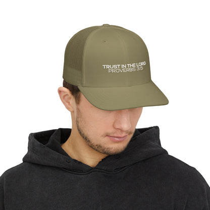 Trust in the Lord Embroidered Trucker Cap