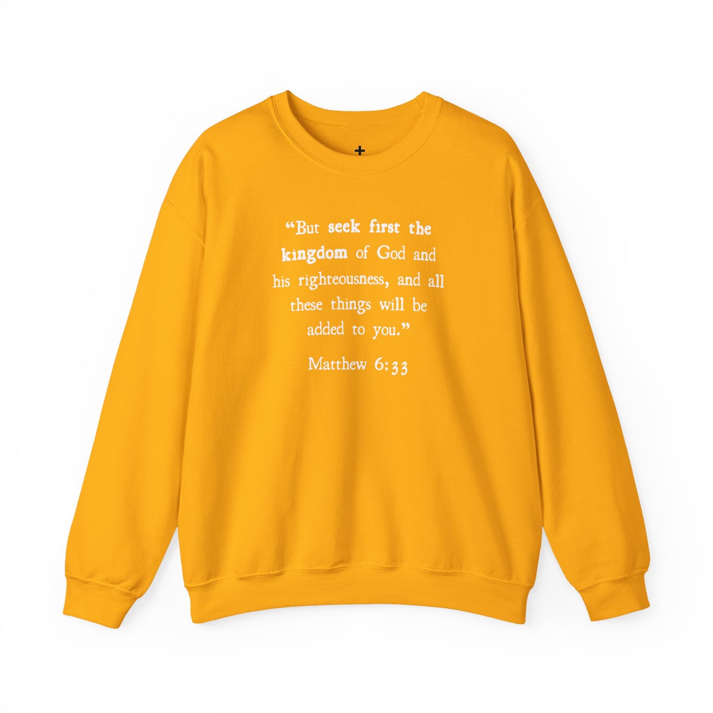 Unisex Matthew 6:33 Crewneck Sweatshirt
