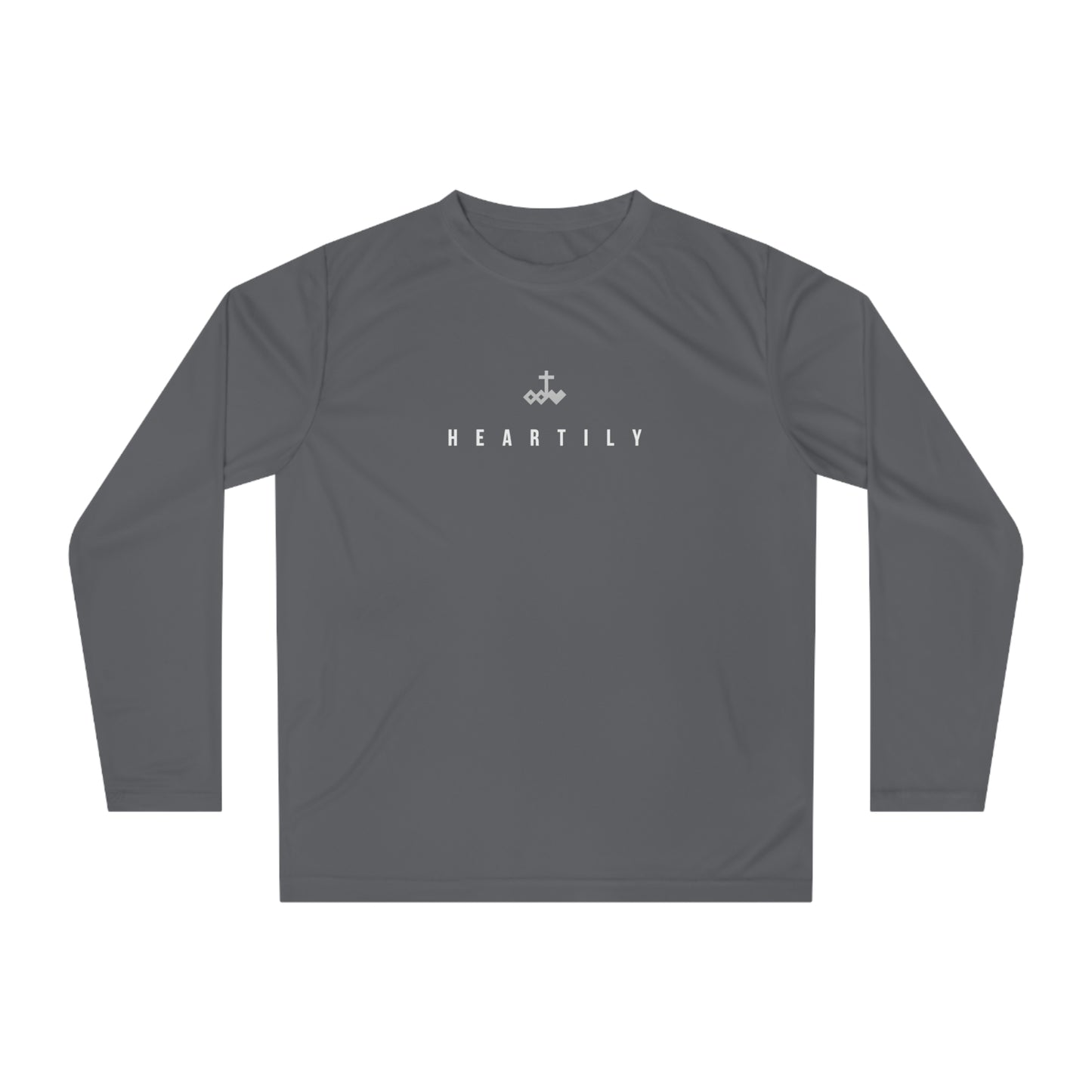 Gradient Logo & Heartily Performance Long Sleeve Shirt