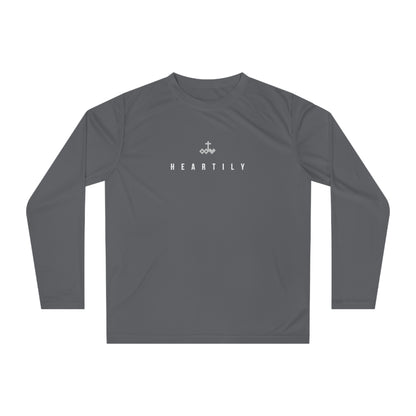 Gradient Logo & Heartily Performance Long Sleeve Shirt