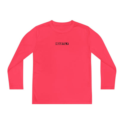 Block Font Youth Long Sleeve Tee
