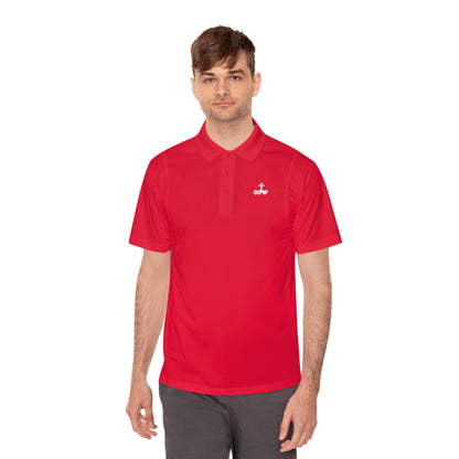 Men's Performance Polo Shirt with Logo