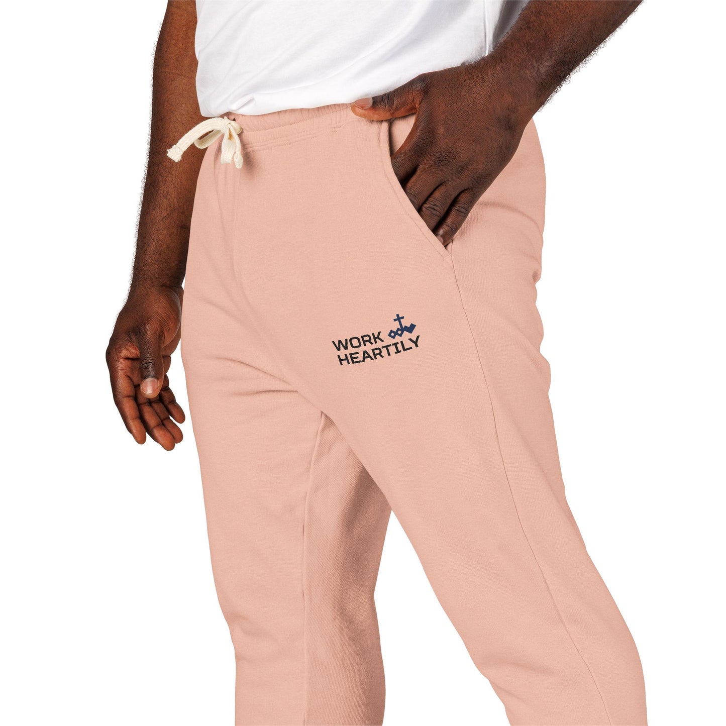 Unisex Garment-Dyed Fleece Sweatpants