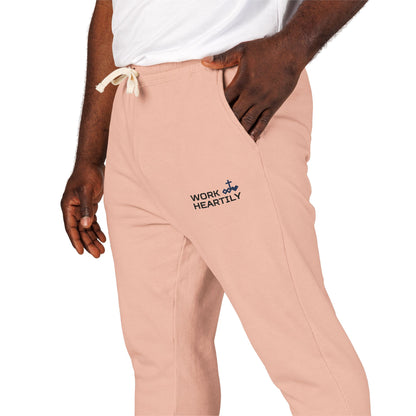 Unisex Garment-Dyed Fleece Sweatpants