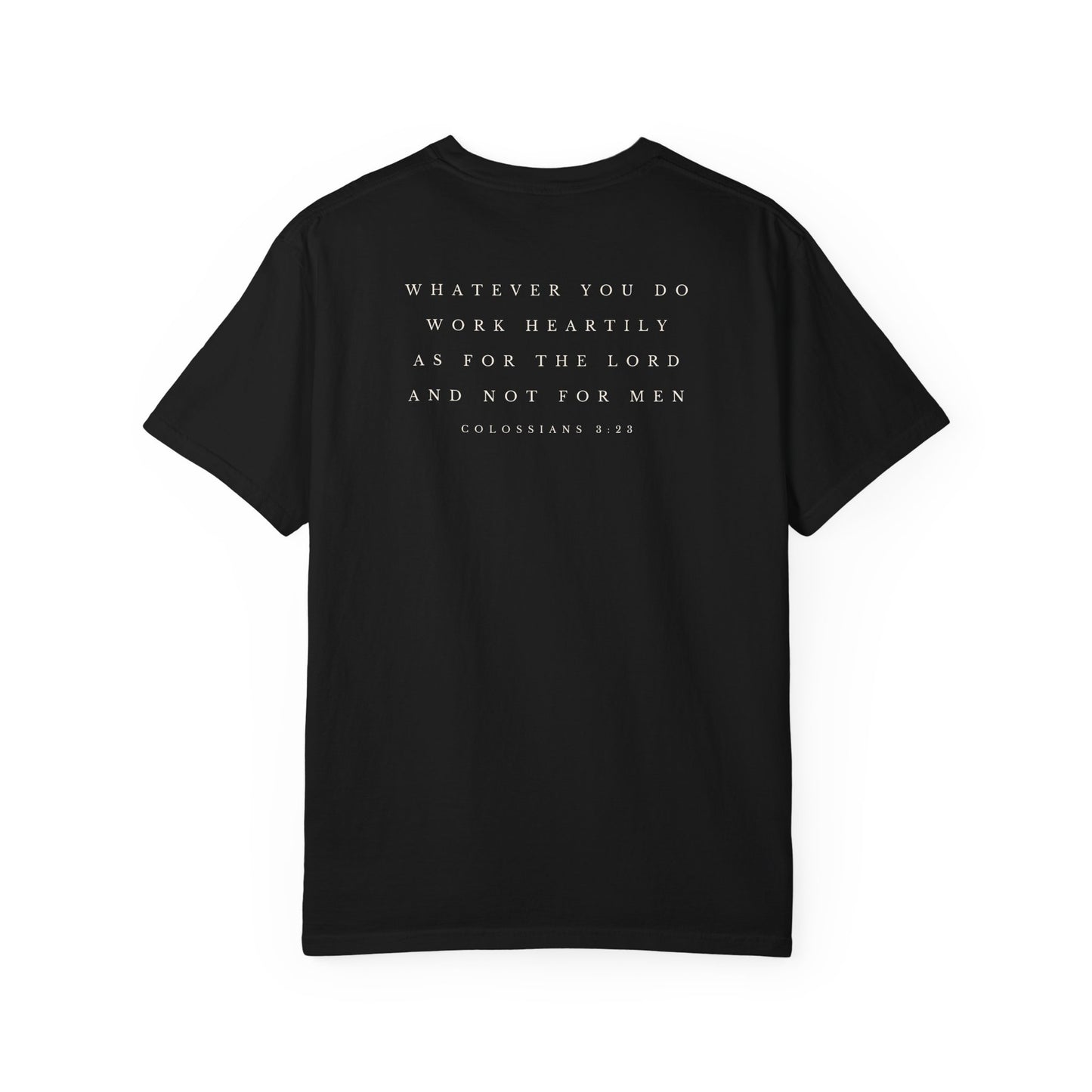 Plain Heartily Scripture T-Shirt
