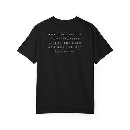 Plain Heartily Scripture T-Shirt