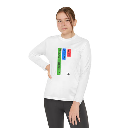 Vertical Block 'Whatever You Do' Youth Long Sleeve Tee