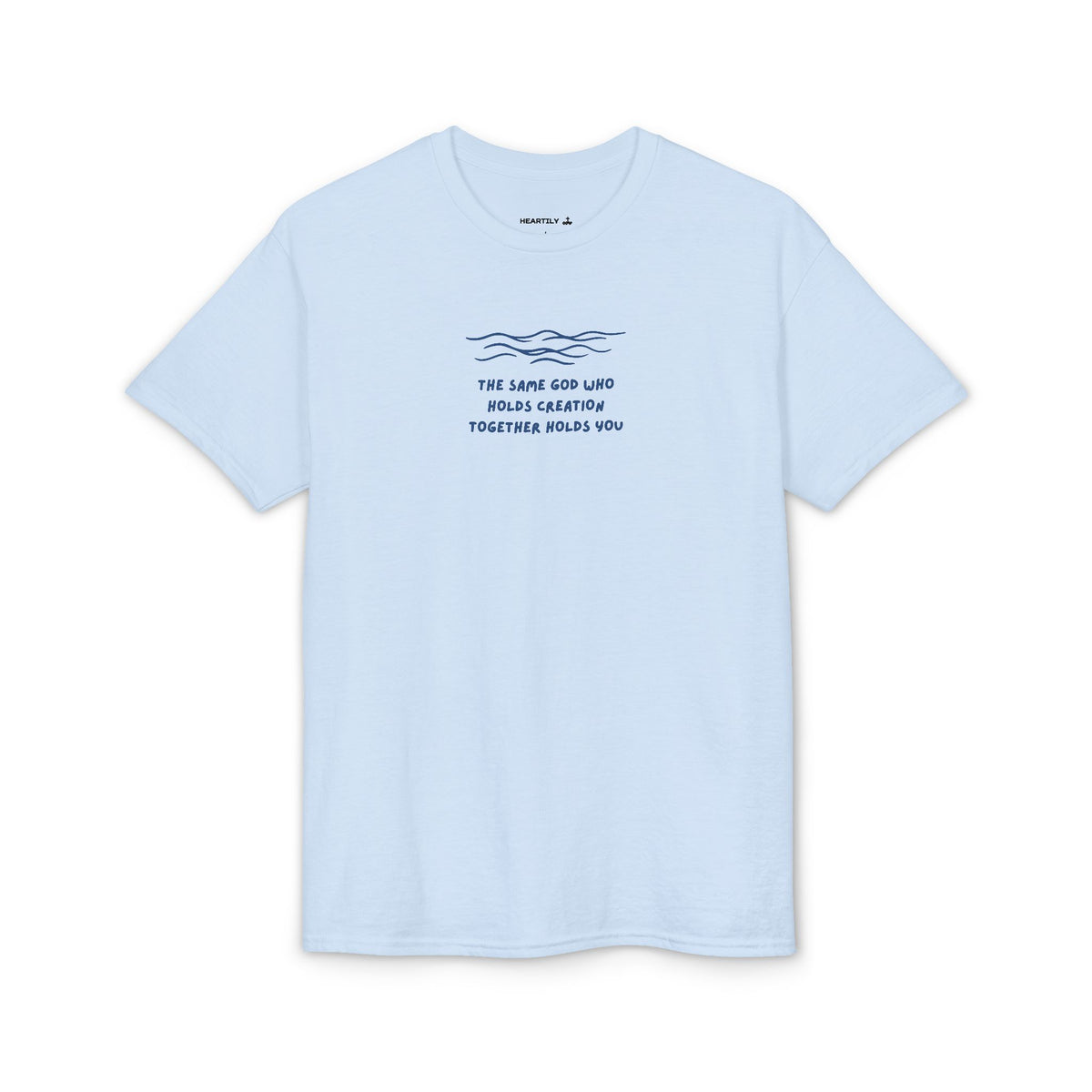 Waves & Quote Minimal T-Shirt