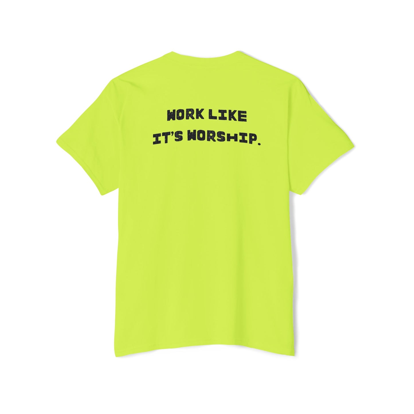 "Work Like It's Worship" Unisex Pocket Tee