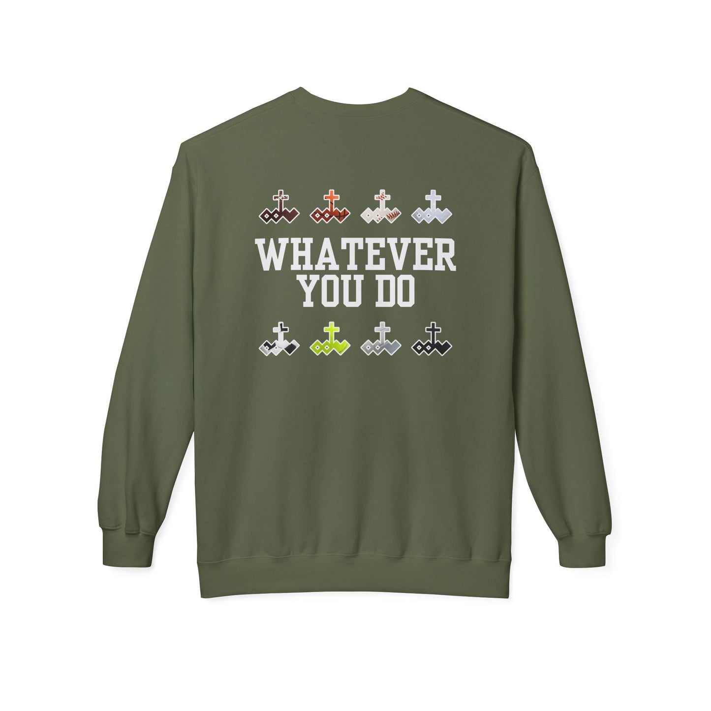 Sports Logo Crewneck Sweatshirt