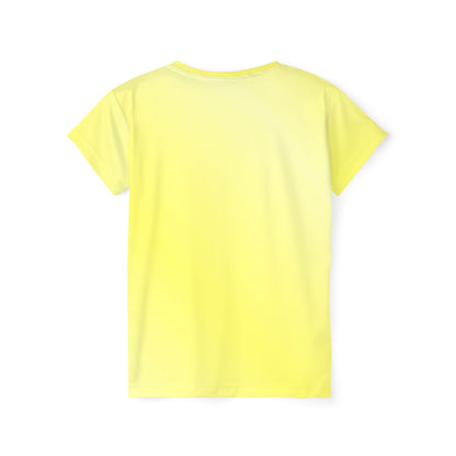 Yellow Women's Athletic Jersey Tee