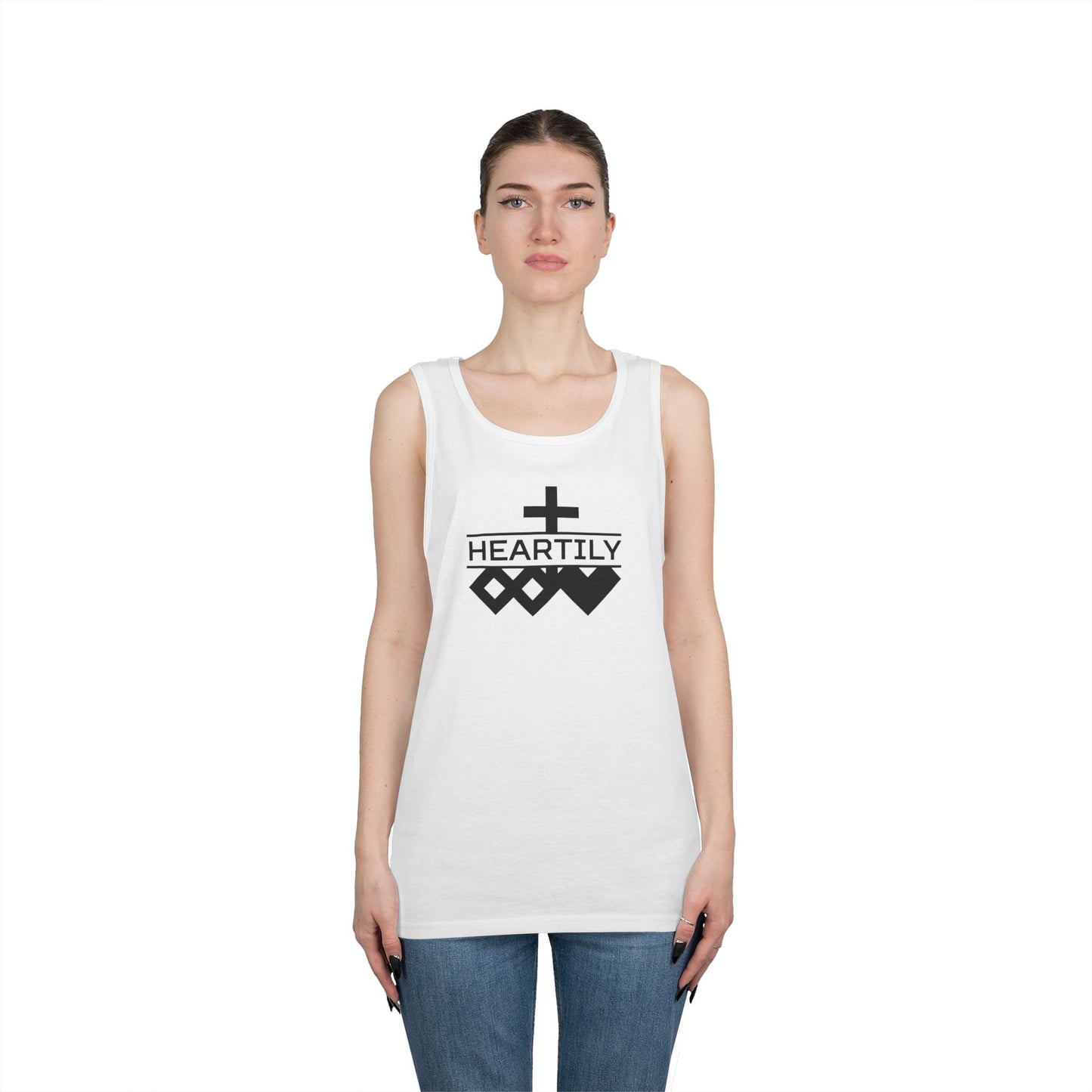 Unisex Heartily Logo Tank Top