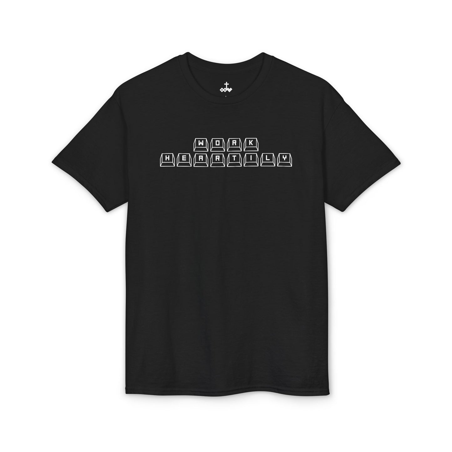 'Work Heartily' Keyboard T-Shirt