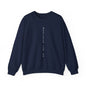Vertical Text Crewneck Sweatshirt