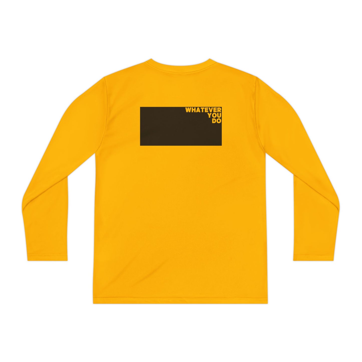 Block Font Youth Long Sleeve Tee